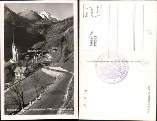 378655,Heiligenblut Totale m. Großglockner Bergkulisse