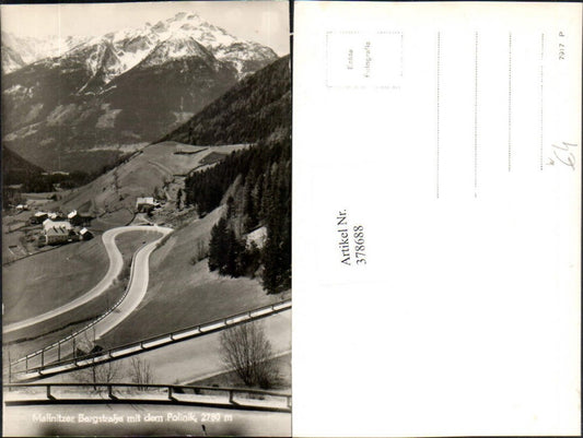 378688,Mallnitzer Bergstraße m. Polinik Bergkulisse
