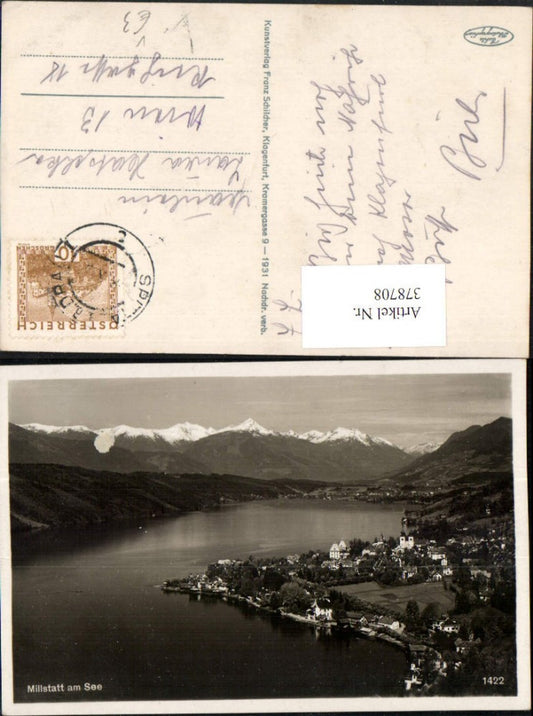 378708,Millstatt am See Totale Bergkulisse pub Franz Schilcher 1422