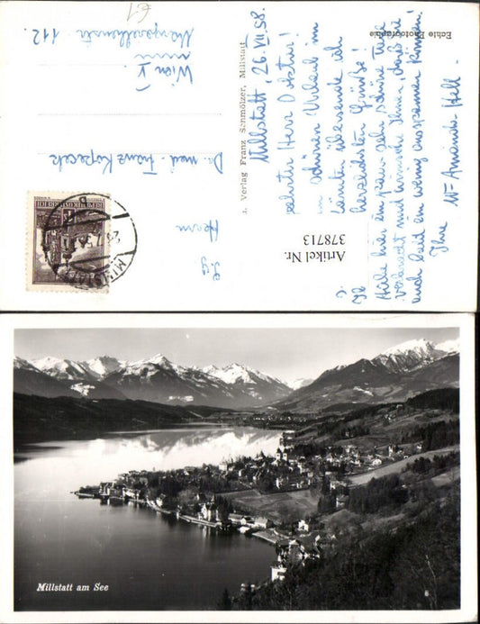 378713,Millstatt am See Totale Bergkulisse