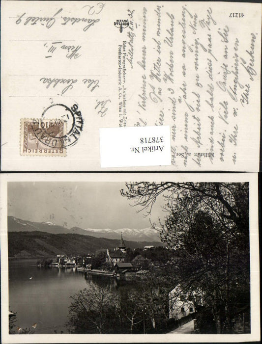 378718,Millstatt am See Teilansicht Bergkulisse