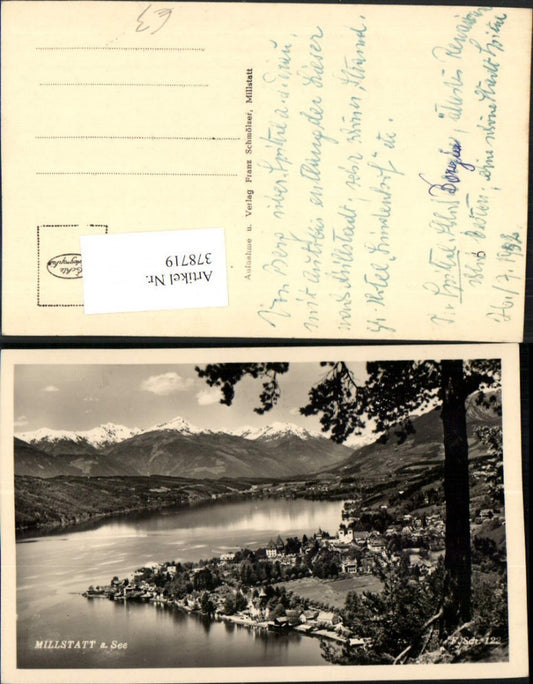 378719,Millstatt am See Totale Bergkulisse