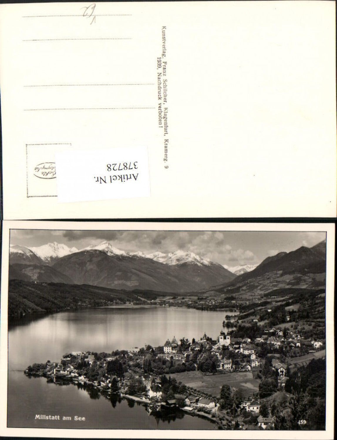 378728,Millstatt am See Totale Bergkulisse pub Franz Schilcher 459