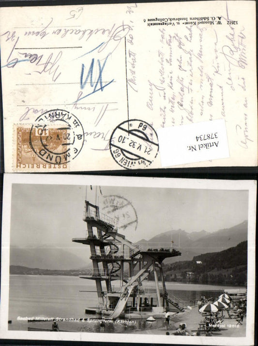 378734,Millstatt am See Strandbad Sprungturm