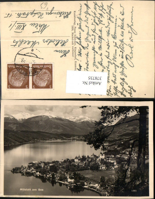 378735,Millstatt am See Totale Bergkulisse pub Franz Schilcher 1393