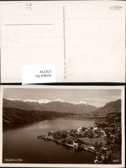 378739,Millstatt am See Totale Bergkulisse pub Franz Schilcher 1422