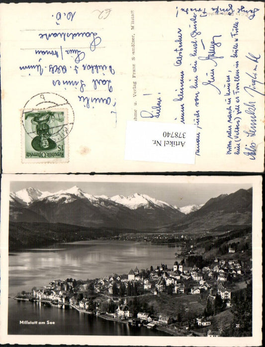 378740,Millstatt am See Totale Bergkulisse