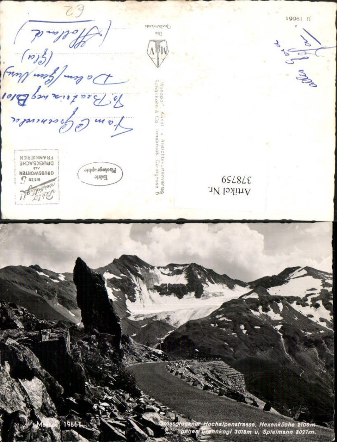 378759,Großglockner Hochalpenstraße b. Heiligenblut Hexenküche Bergkulisse