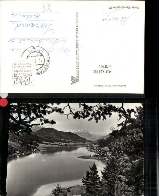 378767,Weißensee See b. Greifenburg Bergkulisse