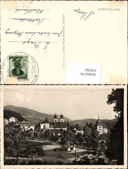 378785,Millstatt am See Teilansicht Kloster Kirche