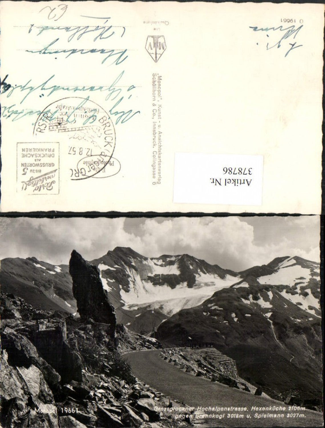 378786,Großglockner Hochalpenstraße b. Heiligenblut Hexenküche Bergkulisse