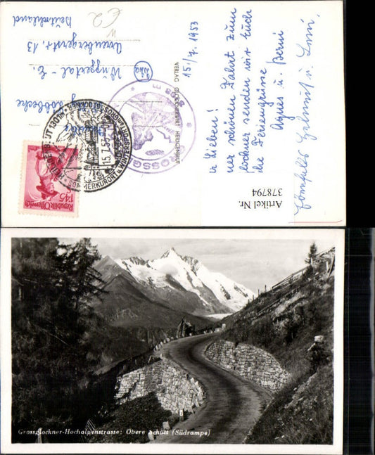 378794,Großglockner Hochalpenstraße b. Heiligenblut Oberer Schütt Bergkulisse