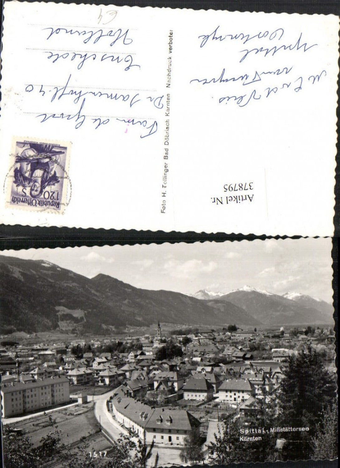 378795,Spittal Millstätter See Totale Bergkulisse