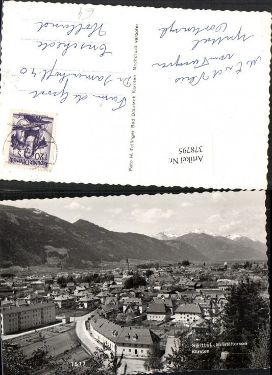 378795,Spittal Millstätter See Totale Bergkulisse