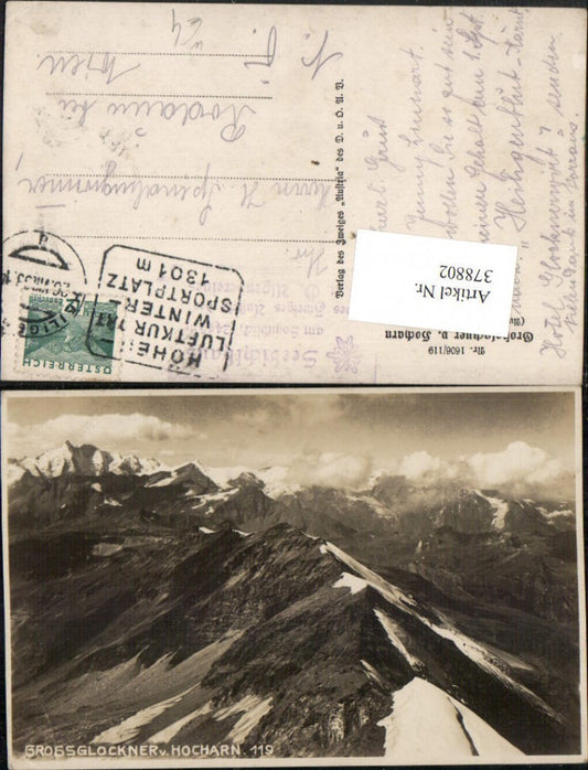 378802,Großglockner vom Hocharn b. Rauris Bergkulisse