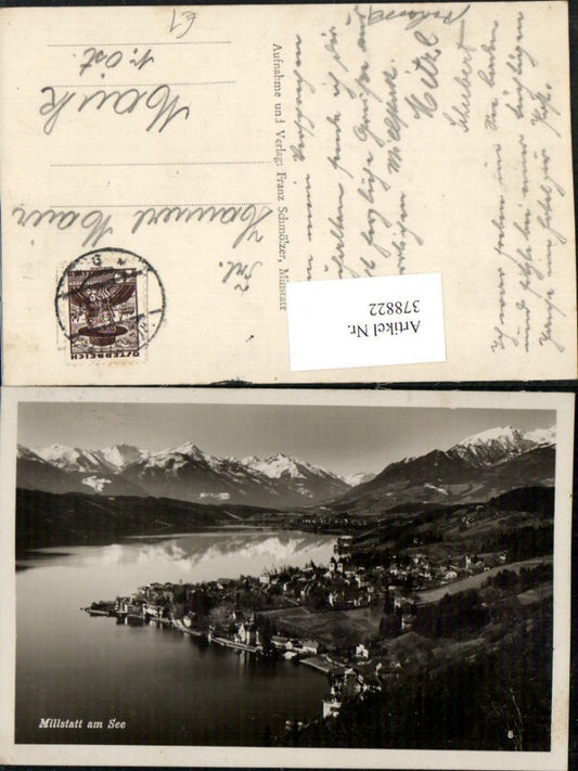 378822,Millstatt am See Totale Bergkulisse