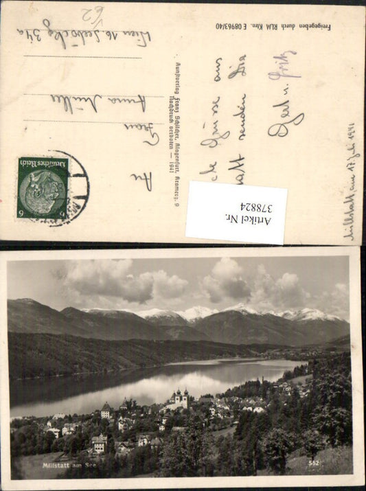 378824,Millstatt am See Totale Bergkulisse pub Franz Schilcher 552