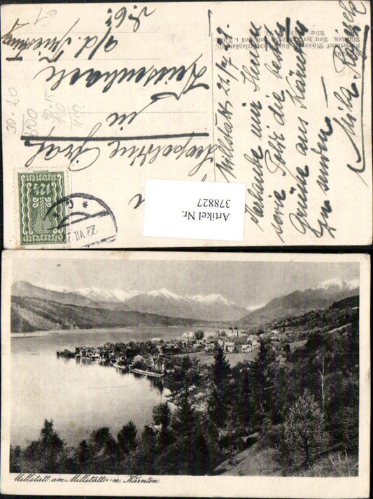 378827,Millstatt am Millstätter See Totale Bergkulisse