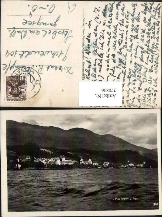 378836,Millstatt am See Totale Bergkulisse