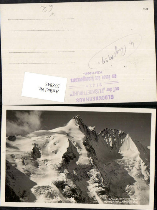 378843,Großglockner b. Heilgenblut von d. Franz-Josefshöhe Bergkulisse