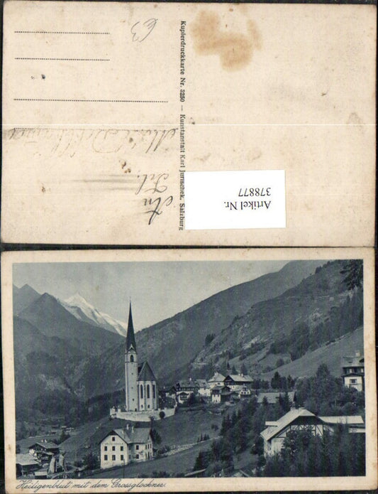 378877,Heiligenblut Totale m. Großglockner Bergkulisse