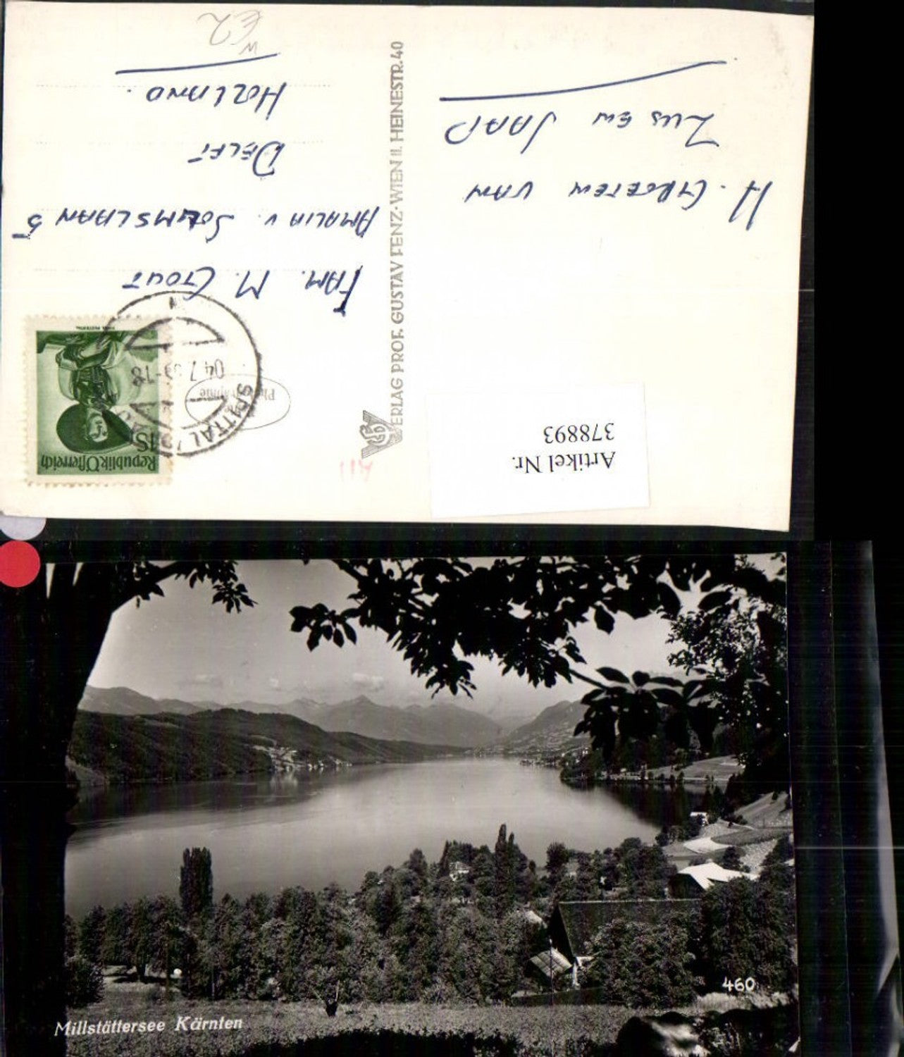 378893,Millstättersee b. Seeboden Millstatt Bergkulisse