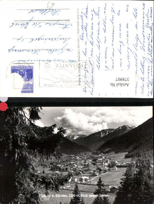 378907,Mallnitz Totale geg. Süden Bergkulisse