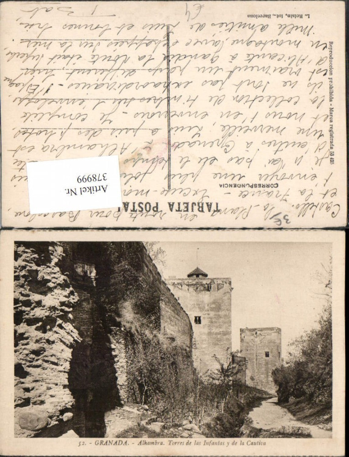 Alte Ansichtskarte – Old Postcard