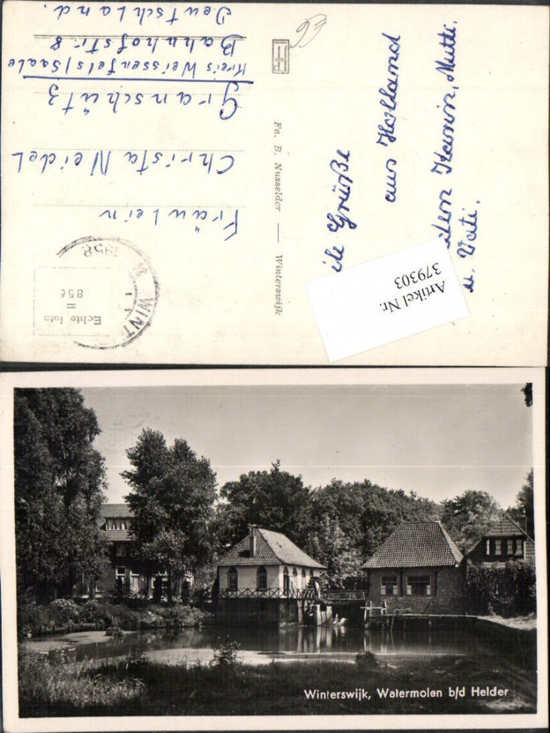 Alte Ansichtskarte – Old Postcard