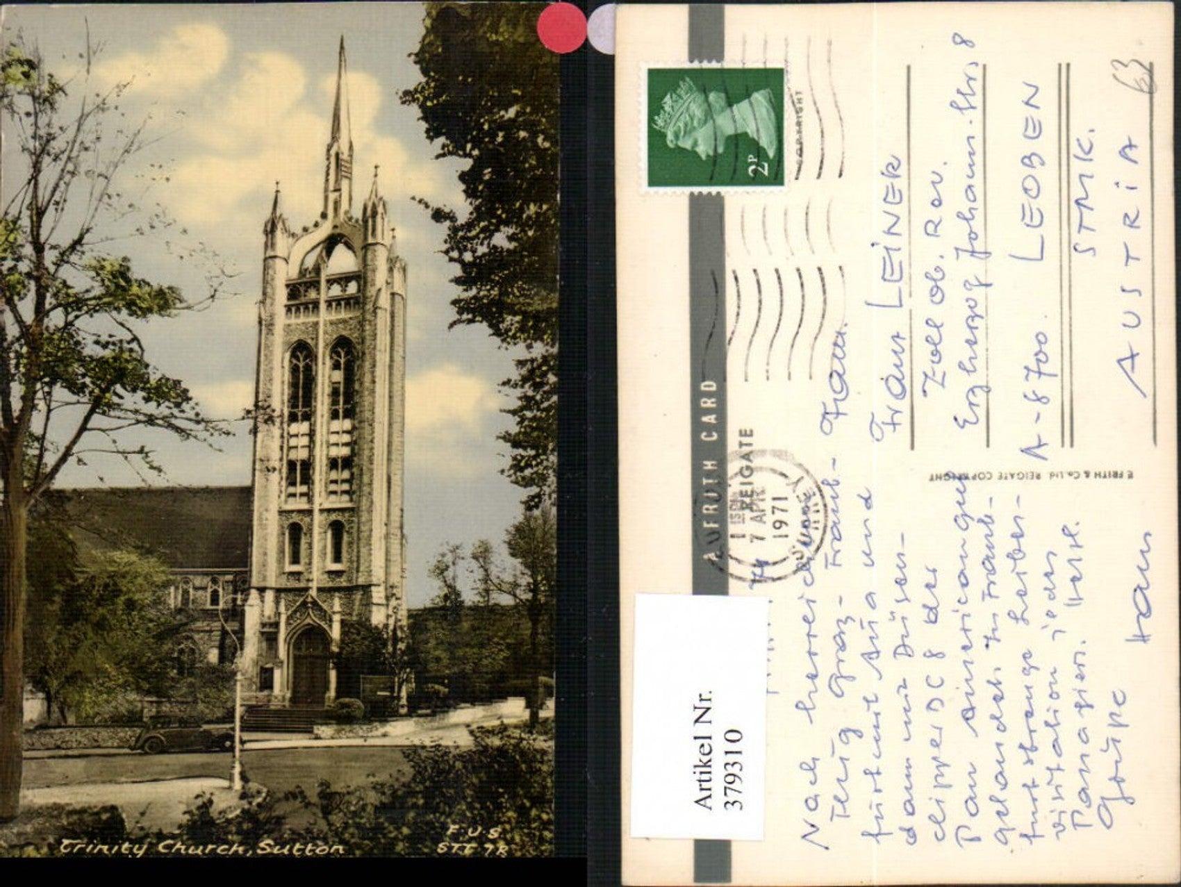 Alte Ansichtskarte – Old Postcard