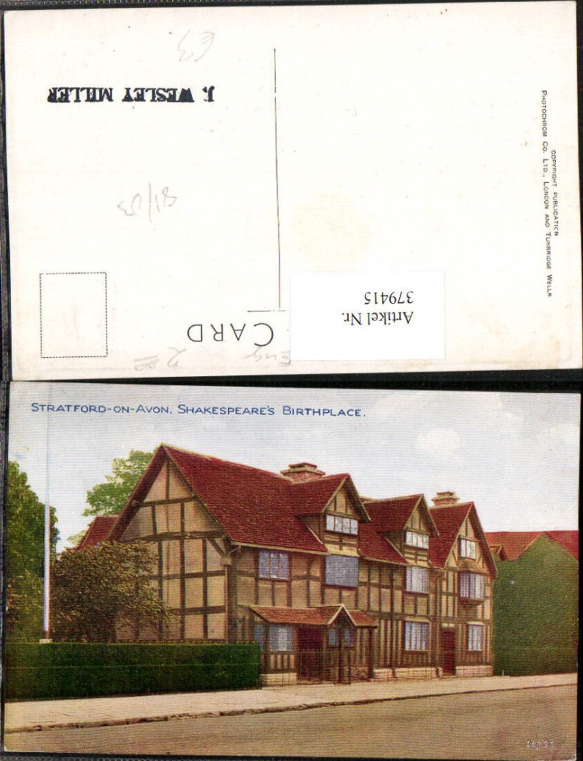 Alte Ansichtskarte – Old Postcard