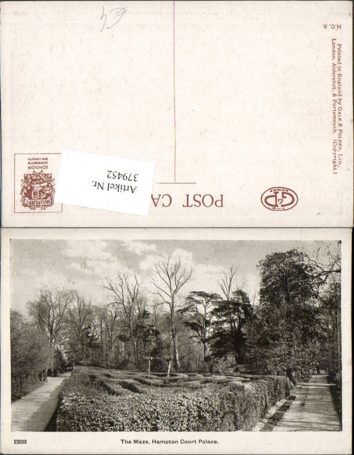 Alte Ansichtskarte – Old Postcard