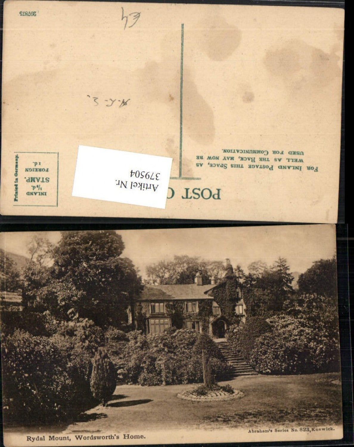 Alte Ansichtskarte – Old Postcard