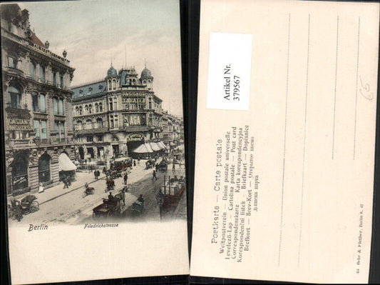379567,Berlin Friedrichstraße Straßenansicht Passage Theater