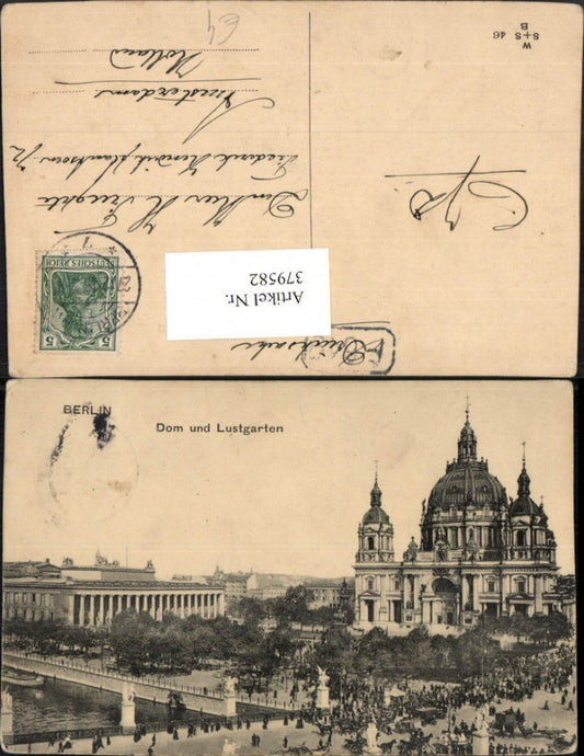 379582,Berlin Dom Kirche u. Lustgarten