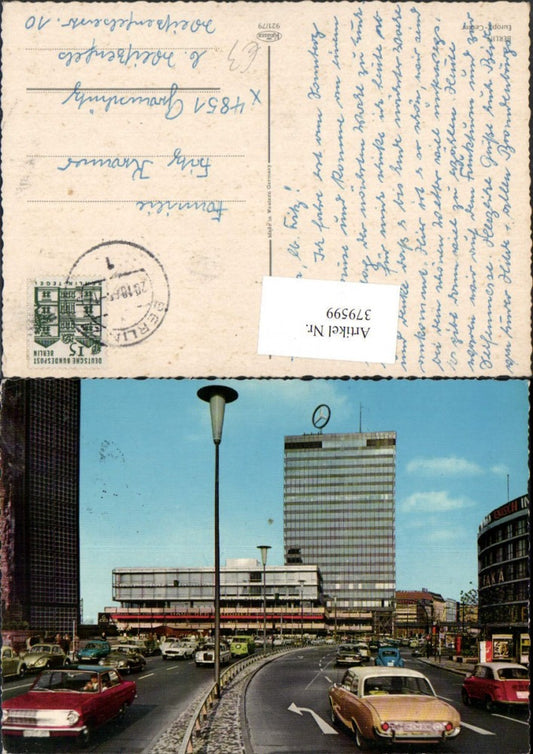 379599,Berlin Europa-Center Gebäude Mercedes Straßenansicht