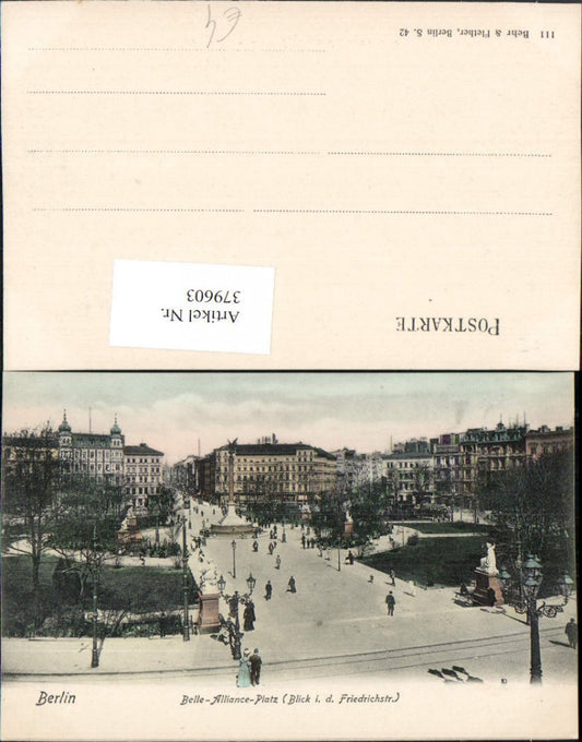 379603,Berlin Belle-Alliance-Platz Straßenansicht Park