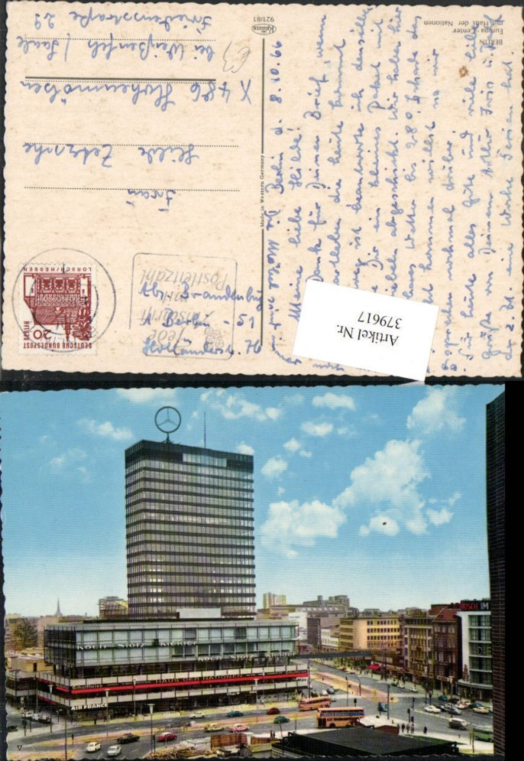 379617,Berlin Europa-Center Mercedes m. Haus d. Nationen