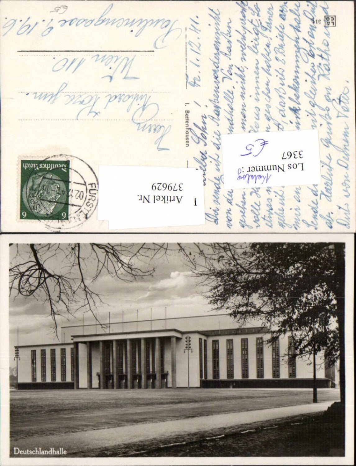 379629,Berlin Charlottenburg Deutschlandhalle Gebäude