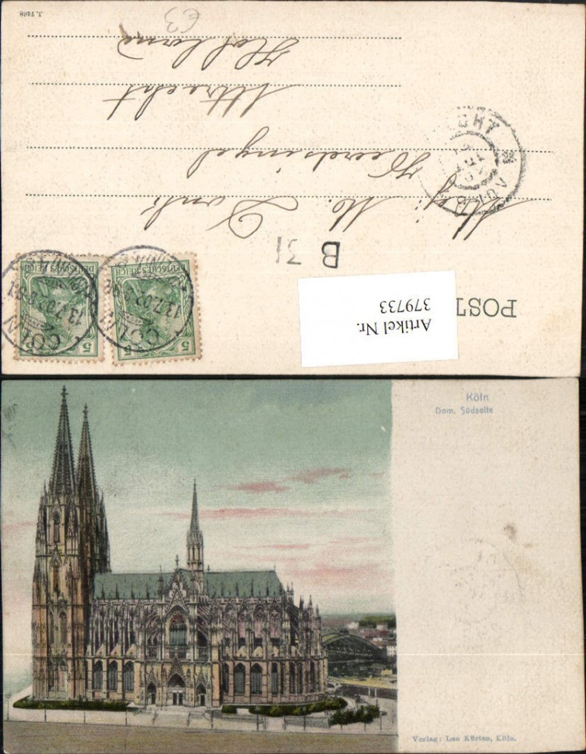 379733,Köln am Rhein Dom Kirche