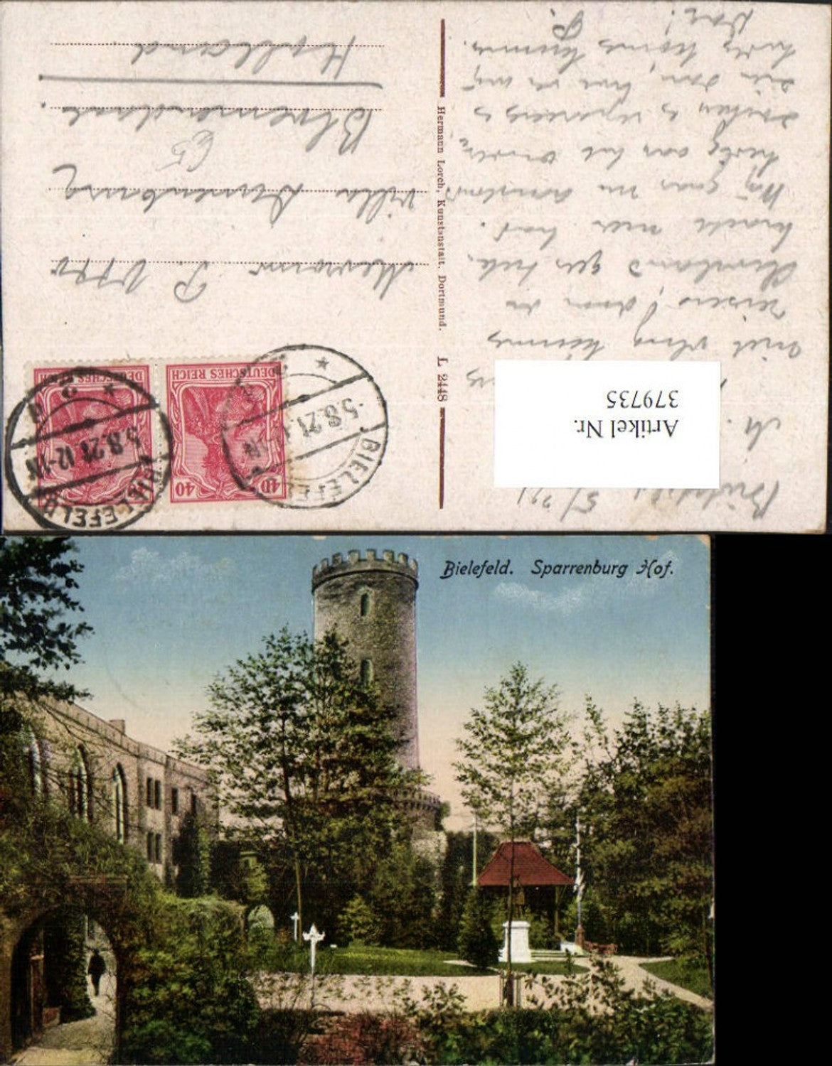 379735,Bielefeld Sparrenburg Festung Hof Turm