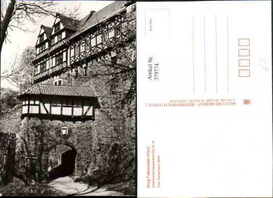 379774,Burg Falkenstein im Harz Motiv