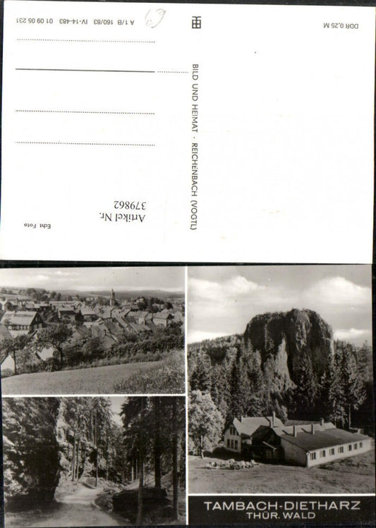 379862,Tambach-Dietharz Totale Wegpartie Mehrbildkarte