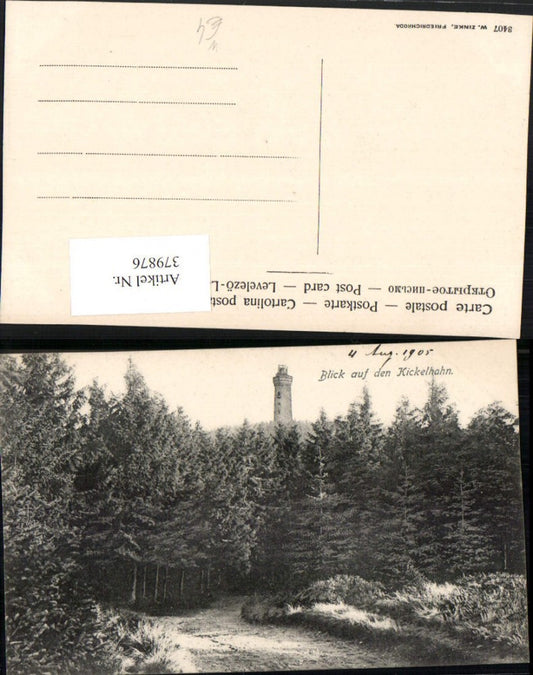 379876,Blick auf den Kickelhahn b. Ilmenau Aussichtsturm
