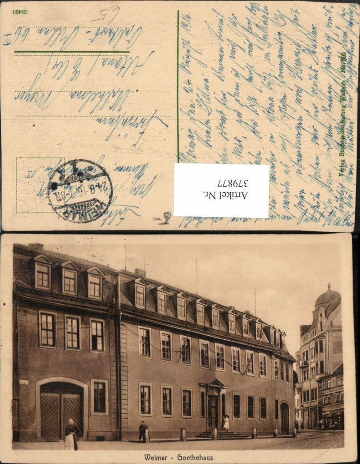 379877,Weimar Goethehaus Gebäude
