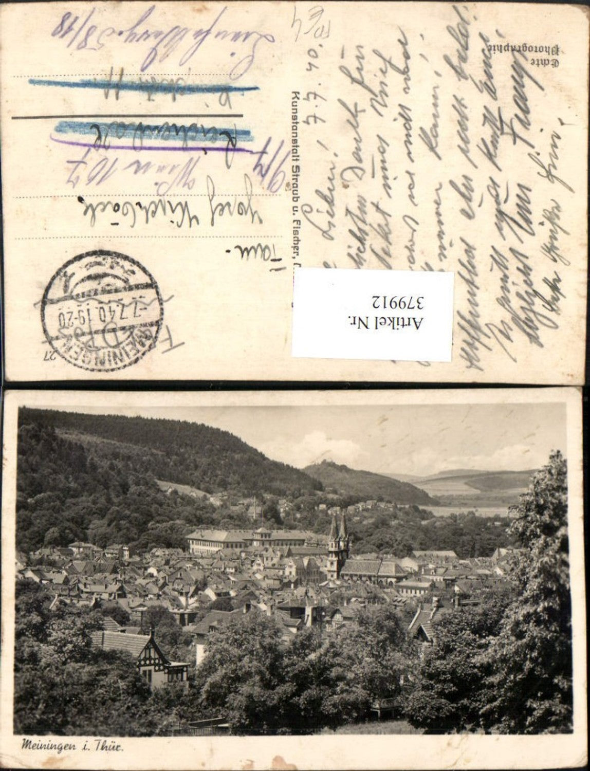 379912, Meiningen in Thuringia Total Field Post