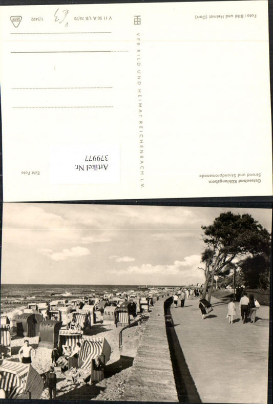 379977,Ostseebad Kühlungsborn Strand u. Promenade Strandleben pub VEB