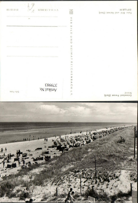 379983,Ostseebad Prerow Darß Strand Strandleben pub VEB