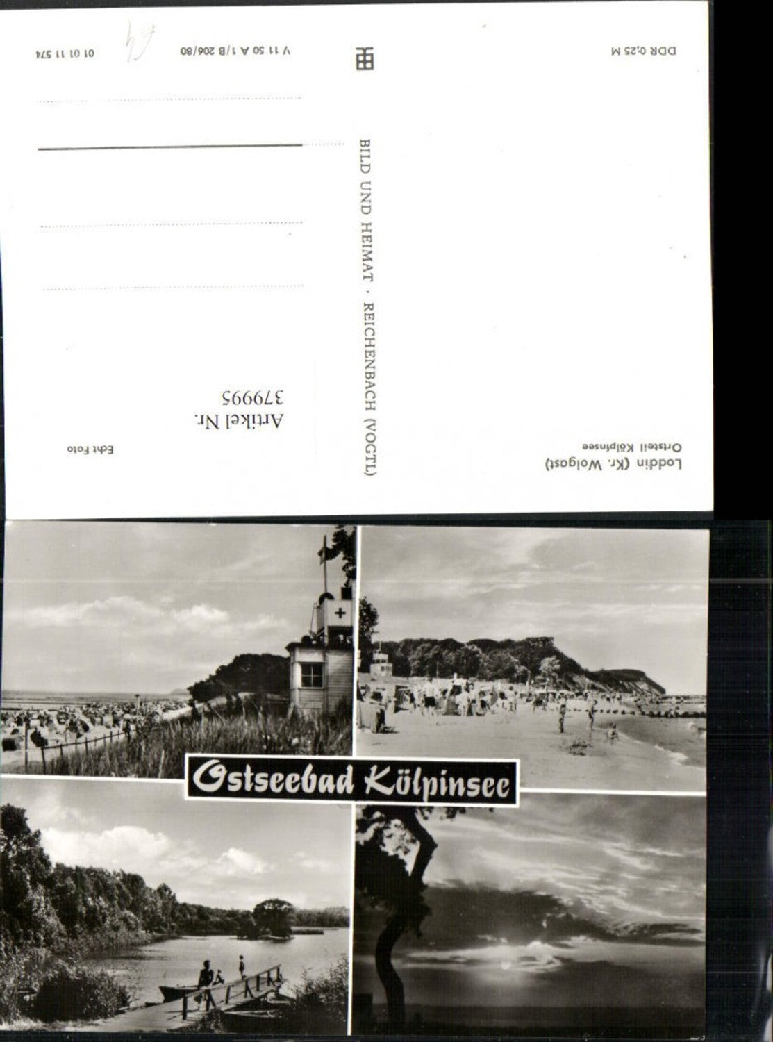 379995,Loddin Kölpinsee auf Usedom Strand Strandleben Mehrbildkarte