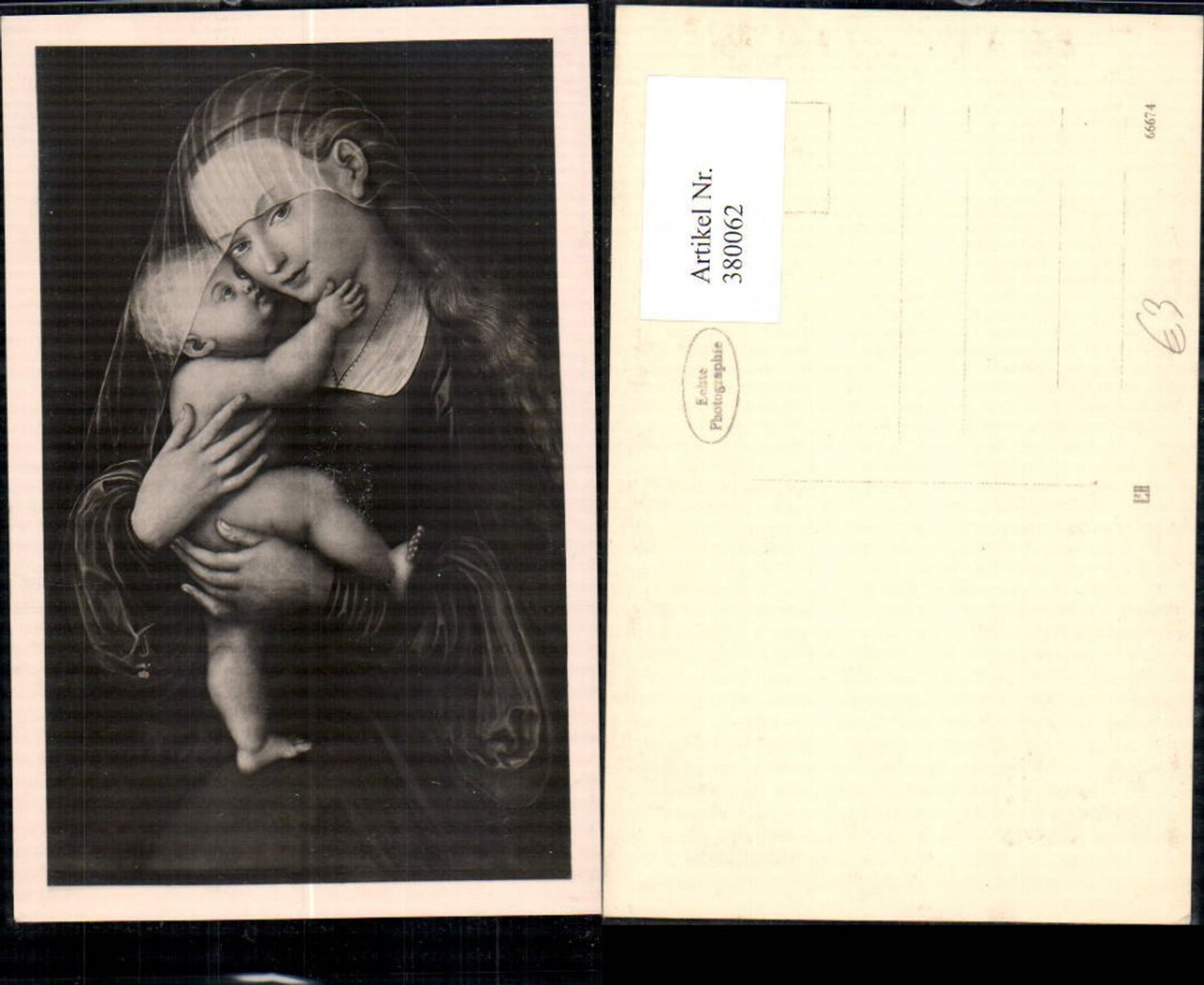 380062,Künstler Ak Frau m. Kind Baby nackt Schleier